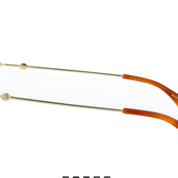 GUCCI Green Gradient Oval Sunglasses main image 8